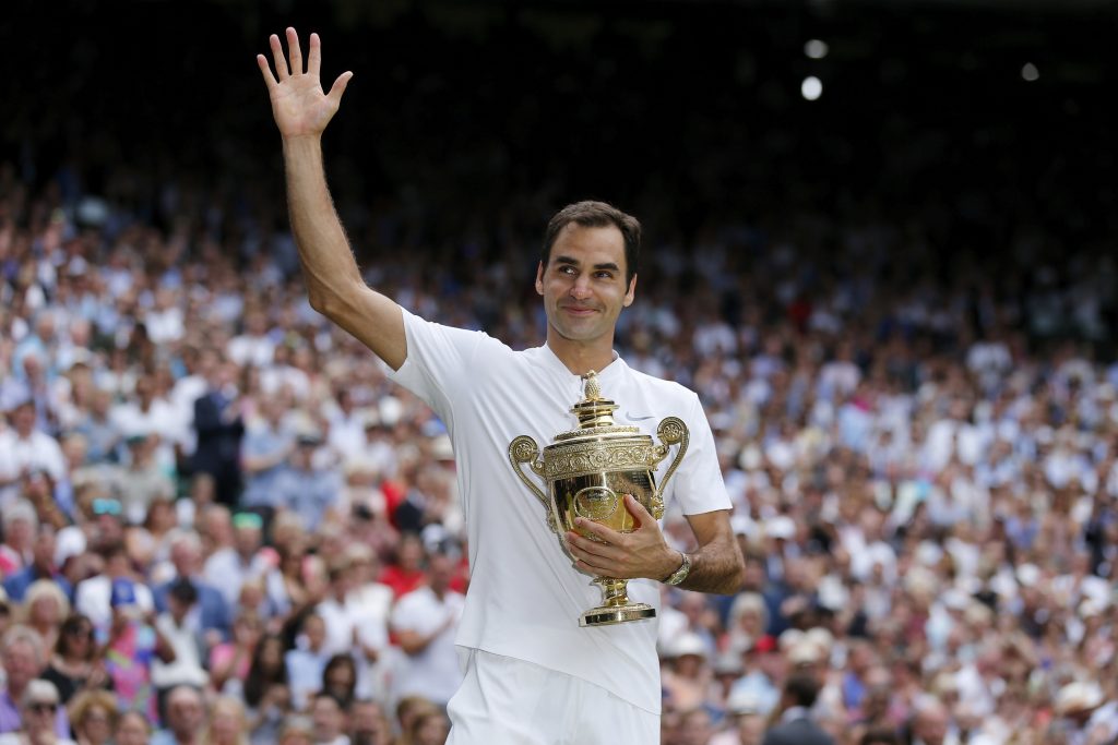 Suíço superou fase ruim na carreira e voltou a se consagrar como maior campeão de Wimbledon