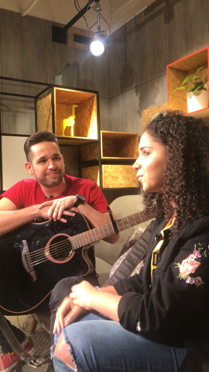 Pr. Lucas grava com Sarah Beatriz no YouTube Space Pr. Lucas grava com Sarah Beatriz no YouTube Space