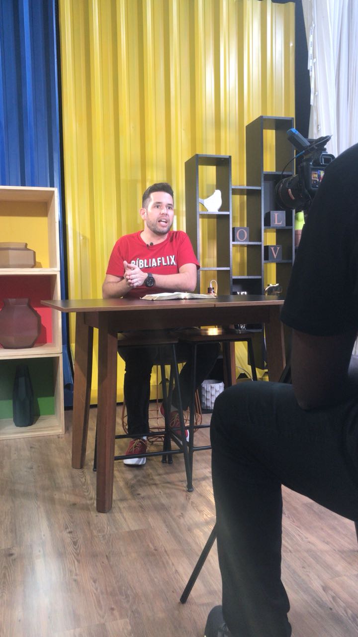 Pr. Lucas grava no YouTube Space Pr. Lucas grava no YouTube Space