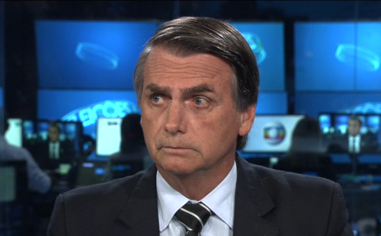 O candidato Jair Bolsonaro O candidato Jair Bolsonaro