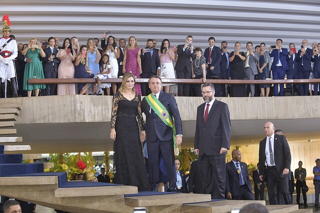 Michelle com o vestido do jantar no Itamaraty Michelle com o vestido do jantar no Itamaraty