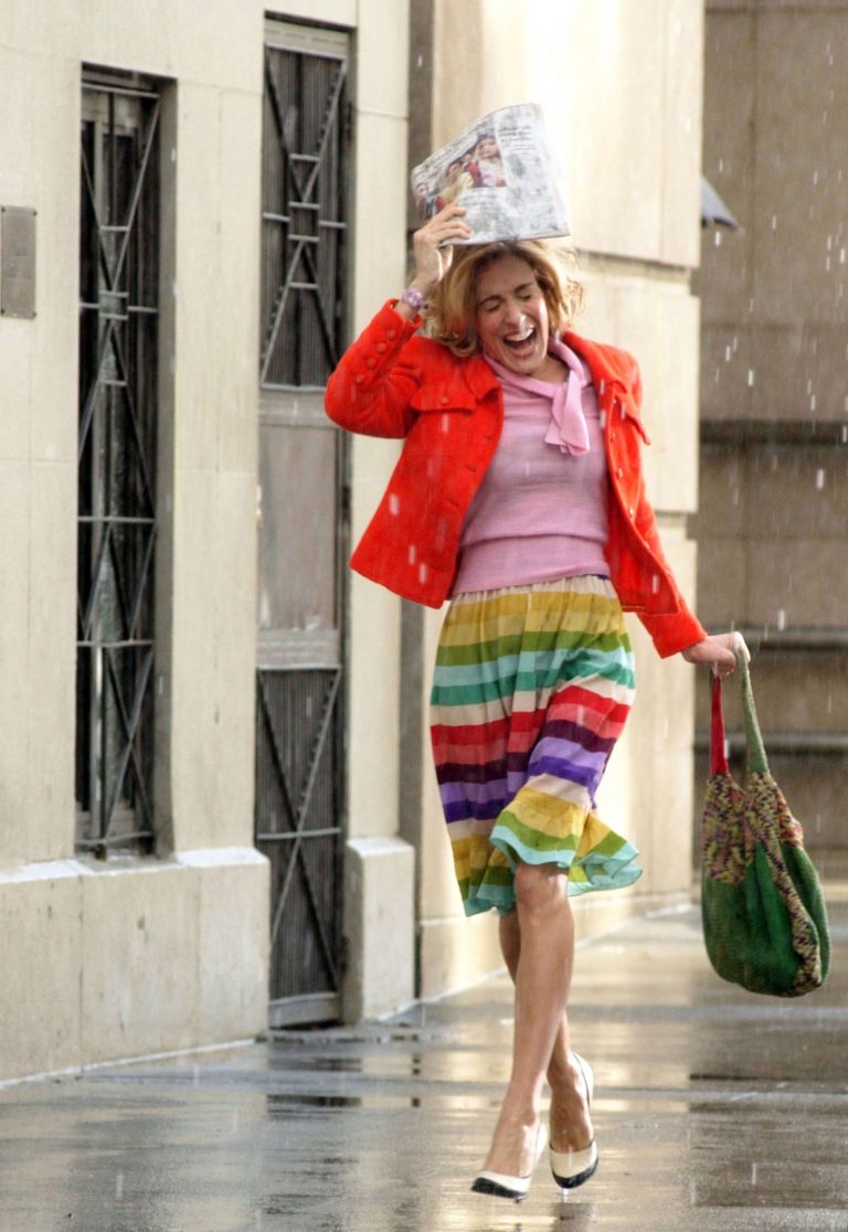 O magnífico estilo de Carrie em Sex in the City O magnífico estilo de Carrie em Sex in the City