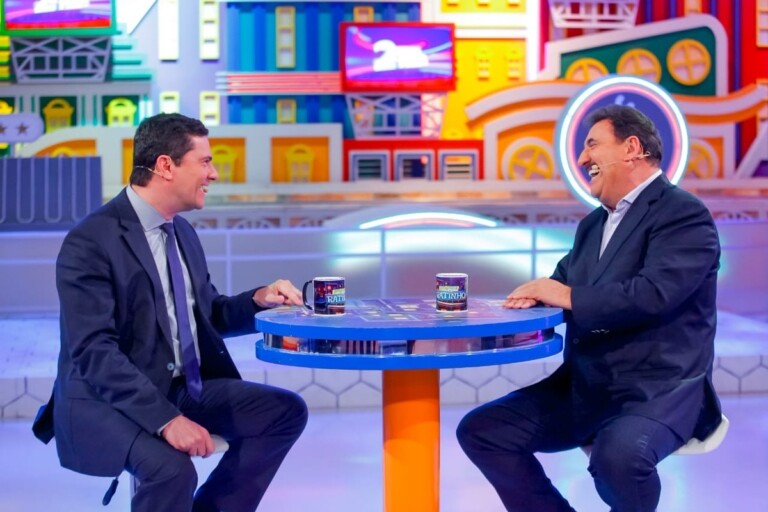 Ministro Sergio Moro no programa do Ratinho Ministro Sergio Moro no programa do Ratinho