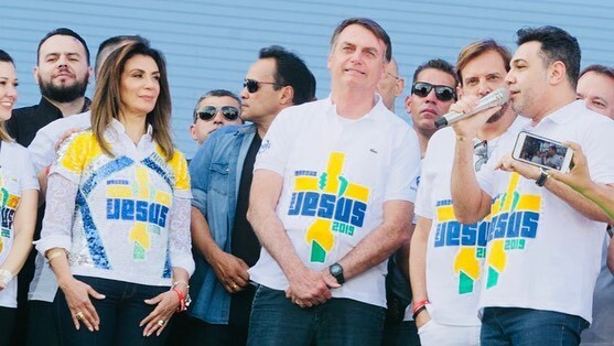 Feliciano aproveita a Marcha Para Jesus em família Feliciano aproveita a Marcha Para Jesus em família