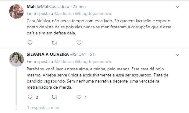Jornalista critica Bolsonaro e é alvo de críticas em rede social Jornalista critica Bolsonaro e é alvo de críticas em rede social