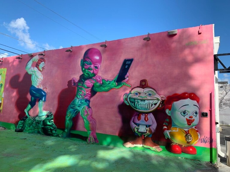 O que vi da arte do brasileiro Eduardo Kobra em Miami O que vi da arte do brasileiro Eduardo Kobra em Miami
