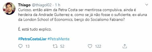 Internautas repudiaram ataques da cineasta a Bolsonaro Internautas repudiaram ataques da cineasta a Bolsonaro
