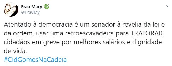 Senador Cid Gomes foi alvo de boletim de ocorrência. Internet pede a prisão do parlamentar Senador Cid Gomes foi alvo de boletim de ocorrência. Internet pede a prisão do parlamentar