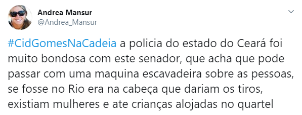 Senador Cid Gomes foi alvo de boletim de ocorrência. Internet pede a prisão do parlamentar Senador Cid Gomes foi alvo de boletim de ocorrência. Internet pede a prisão do parlamentar