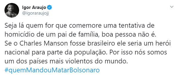 Seguidores apoiaram questionamento de Carlos Bolsonaro e exigiram respostas ao crime Seguidores apoiaram questionamento de Carlos Bolsonaro e exigiram respostas ao crime