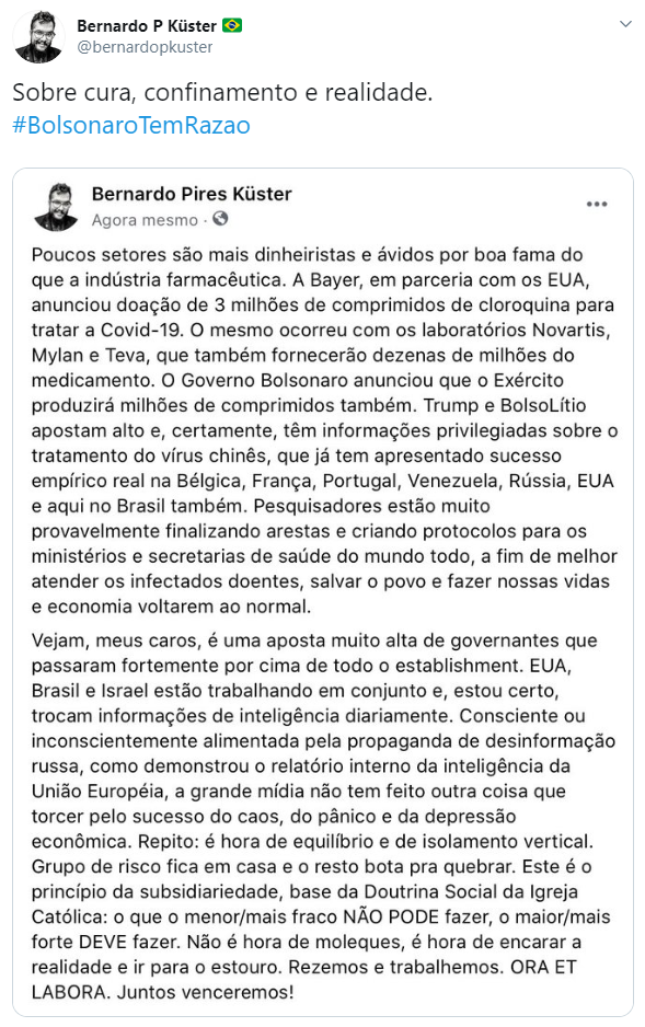 Usuários de redes sociais dão apoio ao presidente Jair Bolsonaro Usuários de redes sociais dão apoio ao presidente Jair Bolsonaro