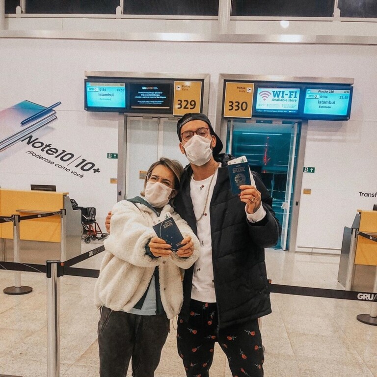 Daniela Araújo e André Nine viajaram para a Turquia Daniela Araújo e André Nine viajaram para a Turquia