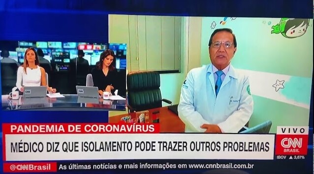 [Noticia] » CNN Brasil corta médico que falava mal de isolamento Infectologista-e1585406449574