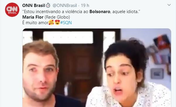 Internautas repudiam discurso de ódio de Maria Flor Internautas repudiam discurso de ódio de Maria Flor