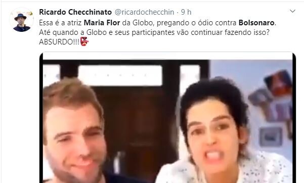 Internautas repudiam discurso de ódio de Maria Flor Internautas repudiam discurso de ódio de Maria Flor