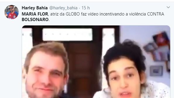 Internautas repudiam discurso de ódio de Maria Flor Internautas repudiam discurso de ódio de Maria Flor