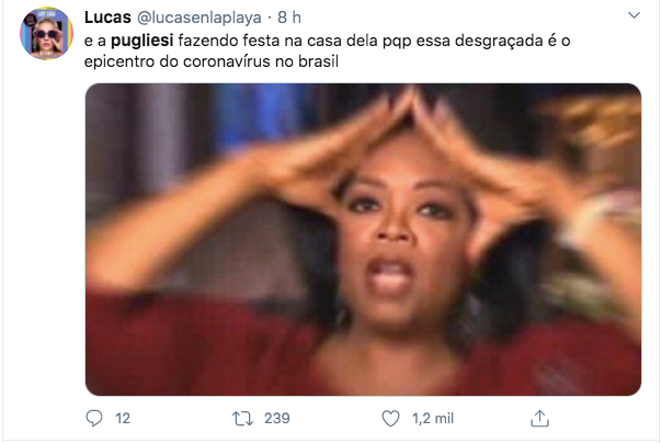 Gabriela Pugliesi foi alvo de críticas porque, apesar de curada da Covid-19, participou de festa durante a quarentena Gabriela Pugliesi foi alvo de críticas porque, apesar de curada da Covid-19, participou de festa durante a quarentena
