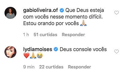 Amigos se solidarizam diante da morte da filha de Sarah Farias