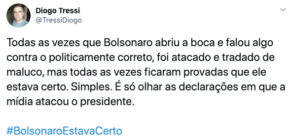 Internautas lembraram que Jair Bolsonaro já havia investido na cloroquina mesmo antes do sucesso do remédio