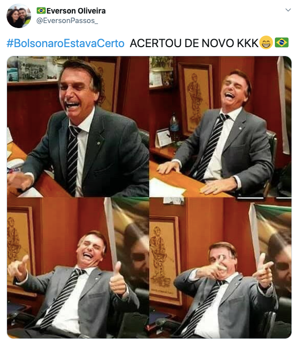 Internautas lembraram que Jair Bolsonaro já havia investido na cloroquina mesmo antes do sucesso do remédio