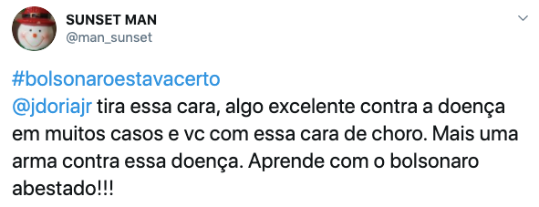 Internautas lembraram que Jair Bolsonaro já havia investido na cloroquina mesmo antes do sucesso do remédio
